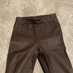 Theory leather pants leggins